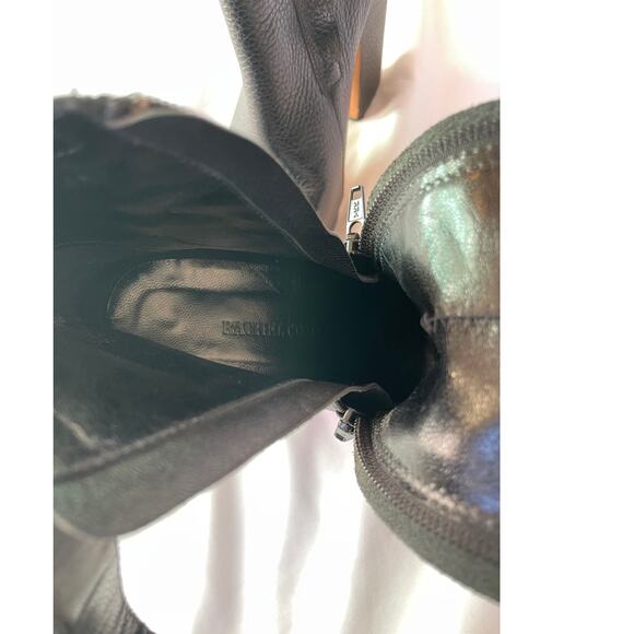 Rachel Comey Black Pebbled Leather Platform Ankle Boots Booties, 6.5 - Picture 6 of 6